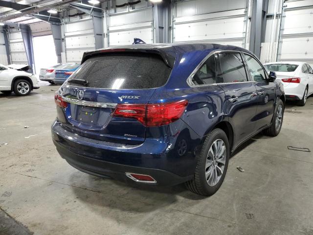 Photo 4 from auction – 2015 ACURA MDX TECHNO with VIN 5FRYD4H44FB008777