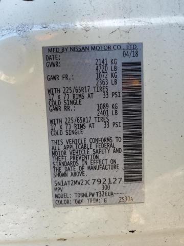 Photo 10 from auction – 2018 NISSAN ROGUE S with VIN 5N1AT2MV2JC792127