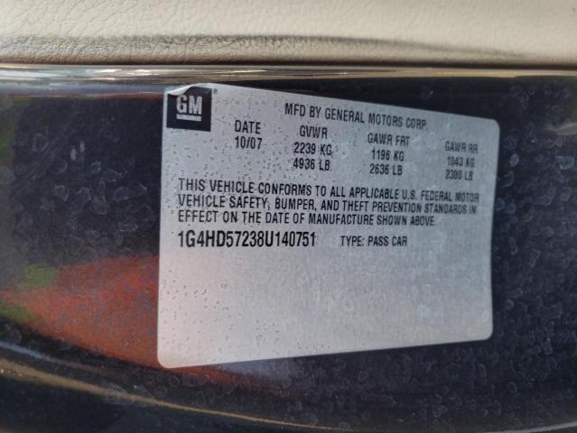 Photo 10 from auction – 2008 BUICK LUCERNE CX with VIN 1G4HD57238U140751