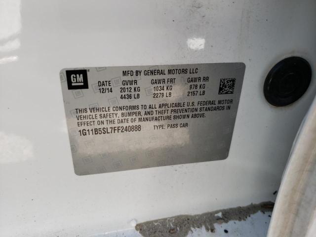 Photo 10 from auction – 2015 CHEVROLET MALIBU LS with VIN 1G11B5SL7FF240888
