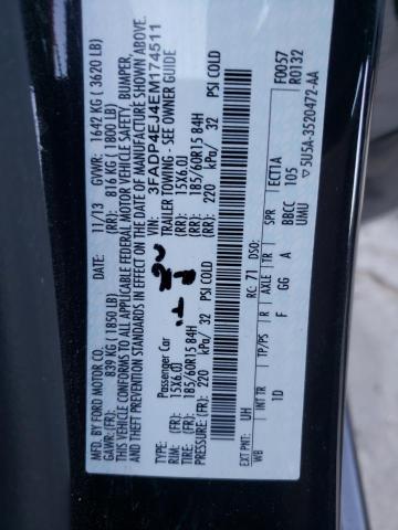 Photo 10 from auction – 2014 FORD FIESTA SE with VIN 3FADP4EJ4EM174511