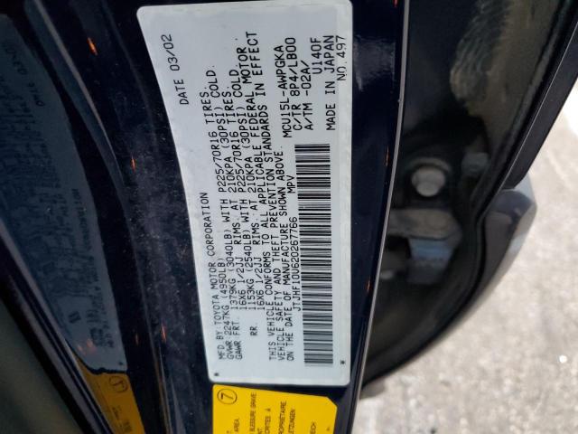 Photo 10 from auction – 2002 LEXUS RX 300 with VIN JTJHF10U620267766