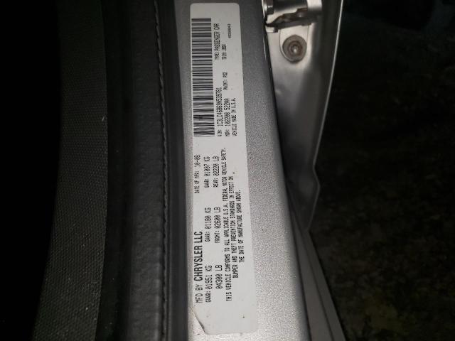 Photo 10 from auction – 2009 CHRYSLER SEBRING LX with VIN 1C3LC46B69N539781