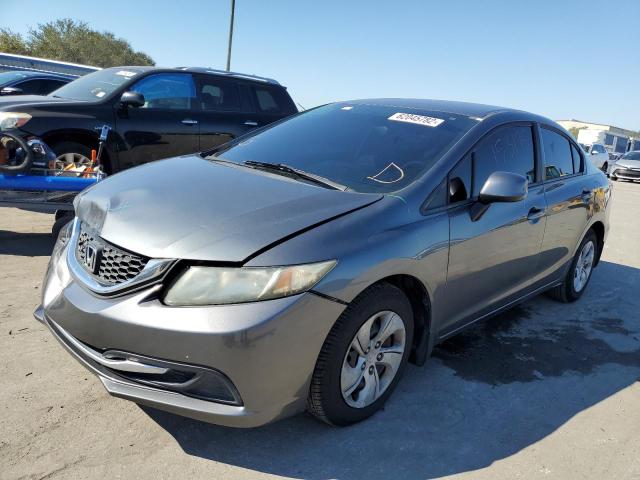 Photo 2 from auction – 2013 HONDA CIVIC LX with VIN 19XFB2F5XDE001401