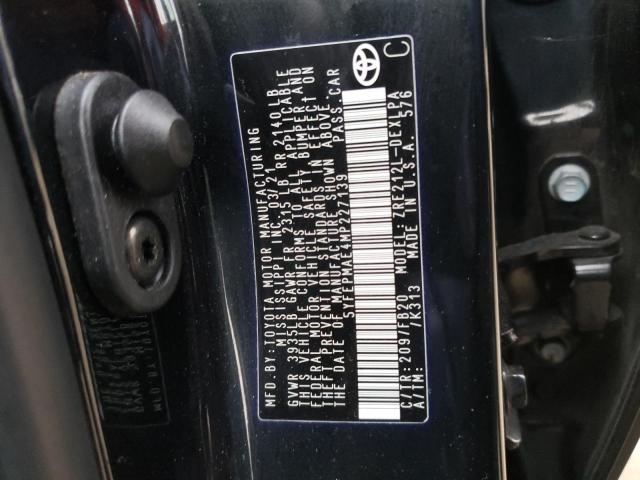 Photo 10 from auction – 2021 TOYOTA COROLLA LE with VIN 5YFEPMAE4MP227139
