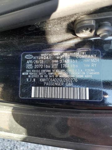 Photo 10 from auction – 2016 HYUNDAI VELOSTER with VIN KMHTC6AD2GU260276