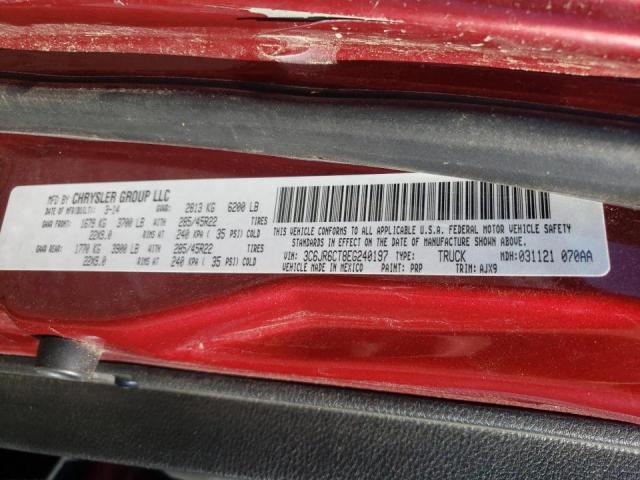 Photo 10 from auction – 2014 RAM 1500 SPORT with VIN 3C6JR6CT8EG240197