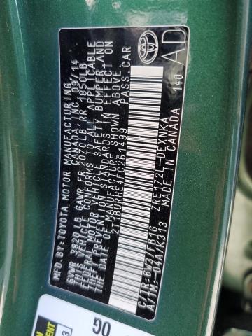 Photo 10 from auction – 2015 TOYOTA COROLLA L with VIN 2T1BURHE4FC261499