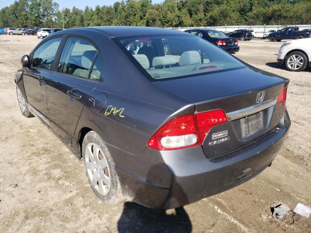 Photo 3 from auction – 2011 HONDA CIVIC LX with VIN 19XFA1F53BE038025
