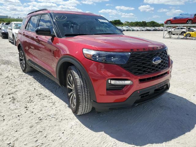 FORD EXPLORER S 2022 with VIN 1FMSK7KH5NGB57256 - Photo from auction