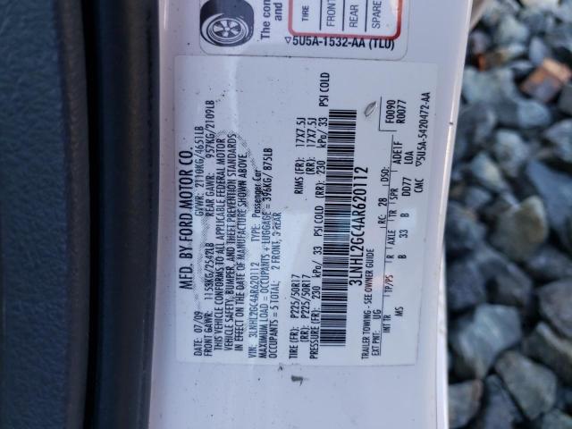 Photo 10 from auction – 2010 LINCOLN MKZ with VIN 3LNHL2GC4AR620112