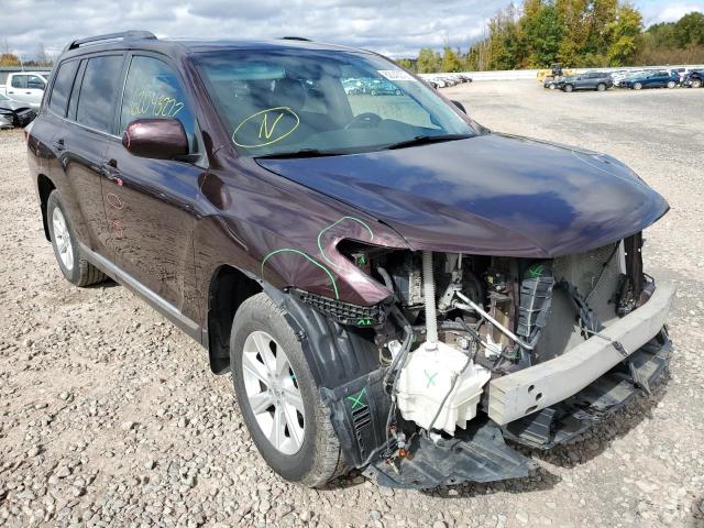 TOYOTA HIGHLANDER 2013 with VIN 5TDBK3EH6DS206767 - Photo from auction