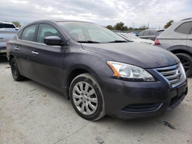 NISSAN SENTRA S 2014 with VIN 3N1AB7AP2EL664591 - Photo from auction
