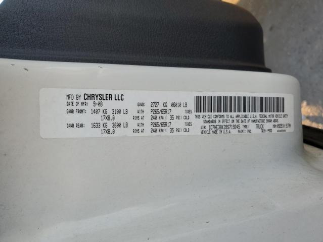 Photo 10 from auction – 2009 DODGE DAKOTA SXT with VIN 1D7HE38K39S719245