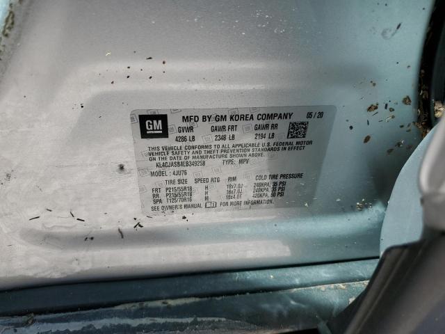 Photo 10 from auction – 2020 BUICK ENCORE PRE with VIN KL4CJASB4LB349258
