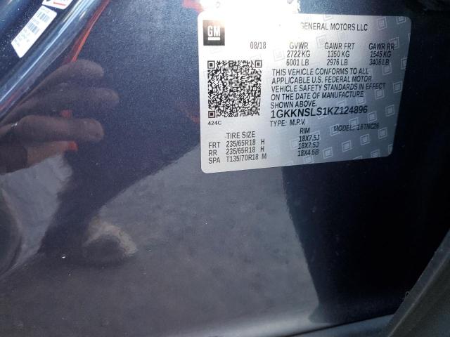 Photo 10 from auction – 2019 GMC ACADIA SLE with VIN 1GKKNSLS1KZ124896