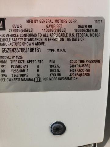 Photo 10 from auction – 2008 SATURN OUTLOOK XR with VIN 5GZEV33768J186181