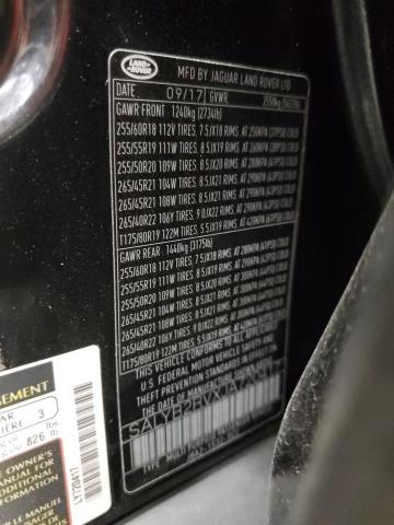 Photo 10 from auction – 2018 LAND ROVER RANGE ROVE with VIN SALYB2RVXJA720417