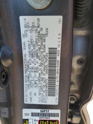 Photo 10 from auction – 2014 TOYOTA TACOMA DOU with VIN 5TFLU4EN9EX098375