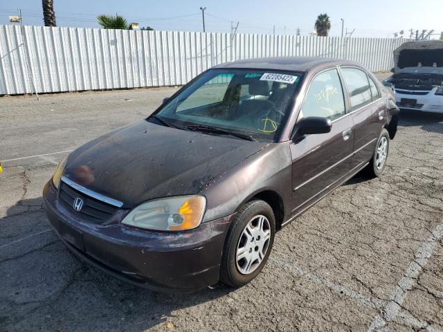Photo 2 from auction – 2001 HONDA CIVIC LX with VIN JHMES16581S012295