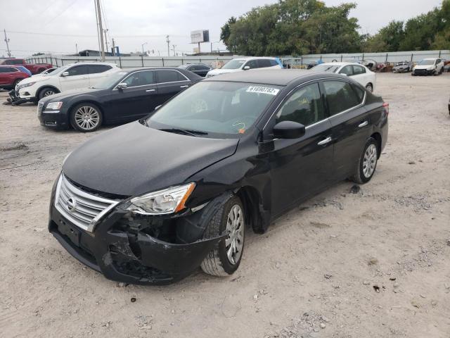Photo 2 from auction – 2015 NISSAN SENTRA S with VIN 3N1AB7AP0FL670892