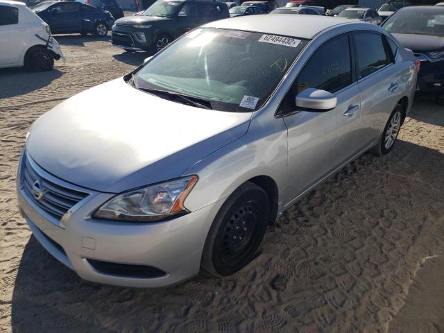 Photo 2 from auction – 2015 NISSAN SENTRA S with VIN 3N1AB7AP9FY376572