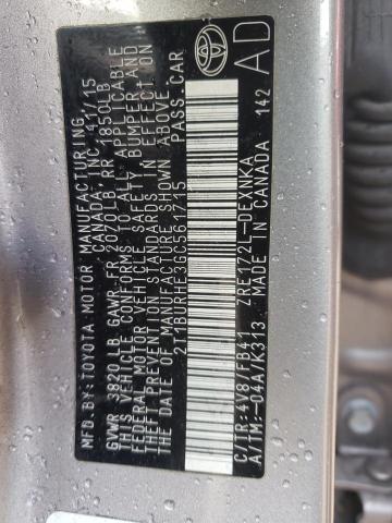 Photo 10 from auction – 2016 TOYOTA COROLLA L with VIN 2T1BURHE3GC561715