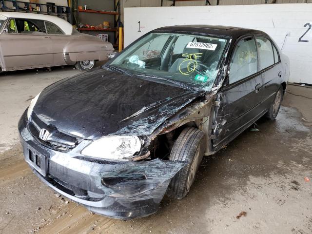 Photo 2 from auction – 2004 HONDA CIVIC EX with VIN 2HGES25704H588101