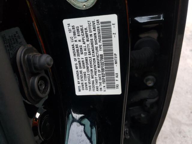 Photo 10 from auction – 2015 HONDA CIVIC EX with VIN 19XFB2F88FE027668