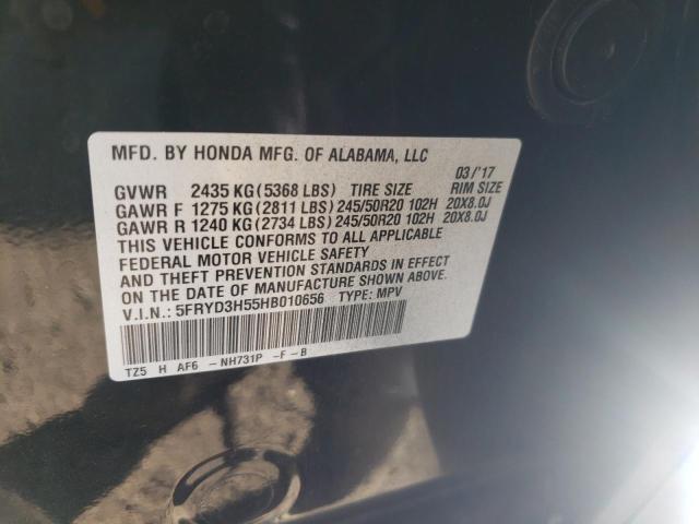 Photo 10 from auction – 2017 ACURA MDX TECHNO with VIN 5FRYD3H55HB010656
