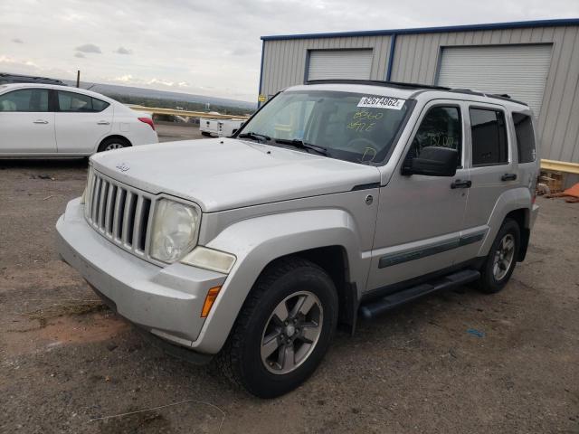 Photo 2 from auction – 2008 JEEP LIBERTY SP with VIN 1J8GN28K18W245263
