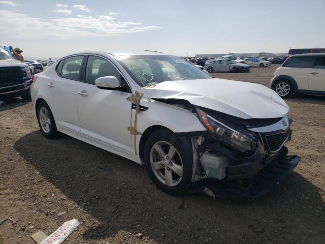 KIA OPTIMA LX 2015 with VIN KNAGM4A71F5546708 - Photo from auction