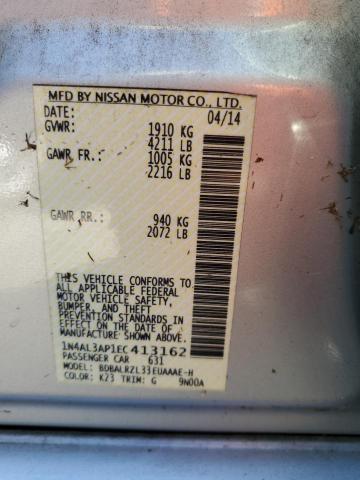 Photo 10 from auction – 2014 NISSAN ALTIMA 2.5 with VIN 1N4AL3AP1EC413162