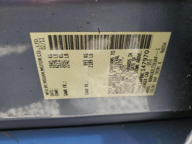 Photo 10 from auction – 2011 NISSAN ALTIMA BAS with VIN 1N4AL2AP8BC147970