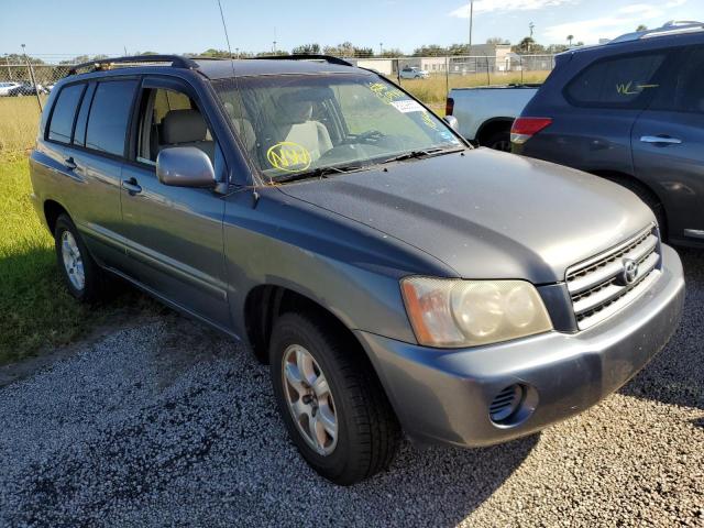 TOYOTA HIGHLANDER 2002 with VIN JTEGD21AX20033463 - Photo from auction