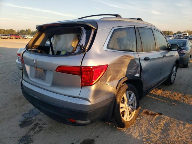 Photo 4 from auction – 2016 HONDA PILOT LX with VIN 5FNYF5H14GB015270