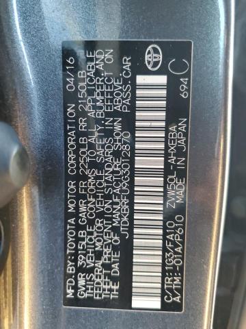 Photo 10 from auction – 2016 TOYOTA PRIUS with VIN JTDKBRFU9G3012870