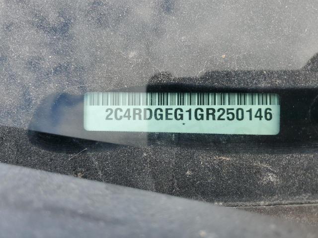 Photo 10 from auction – 2016 DODGE GRAND CARA with VIN 2C4RDGEG1GR250146