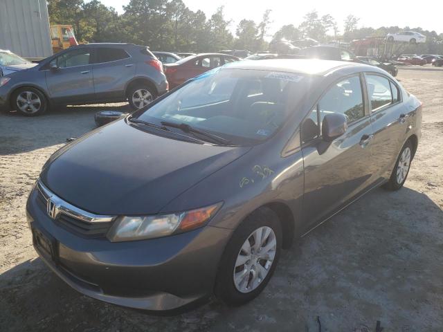 Photo 2 from auction – 2012 HONDA CIVIC LX with VIN 2HGFB2F53CH602038