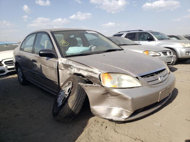 HONDA CIVIC DX 2001 with VIN 2HGES16281H939443 - Photo from auction