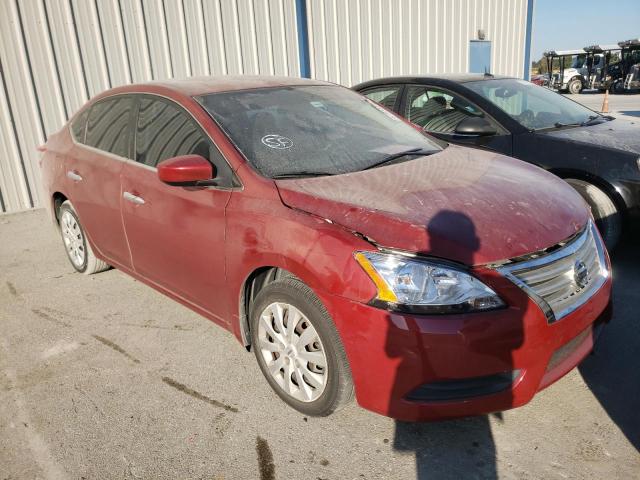 NISSAN SENTRA S 2014 with VIN 3N1AB7AP1EY268221 - Photo from auction