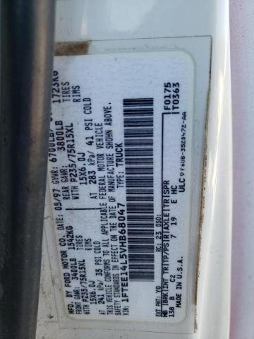 Photo 10 from auction – 1997 FORD ECONOLINE with VIN 1FTEE14L5VHB68047