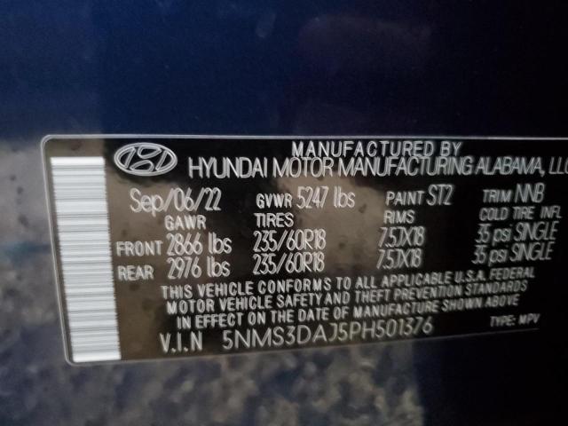 Photo 10 from auction – 2023 HYUNDAI SANTA FE P with VIN 5NMS3DAJ5PH501376