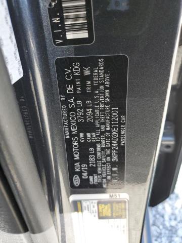 Photo 10 from auction – 2019 KIA FORTE FE with VIN 3KPF24AD2KE112001