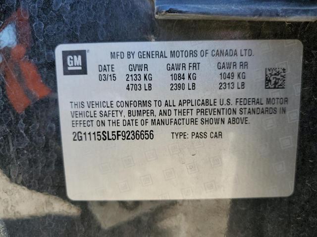 Photo 10 from auction – 2015 CHEVROLET IMPALA LT with VIN 2G1115SL5F9236656