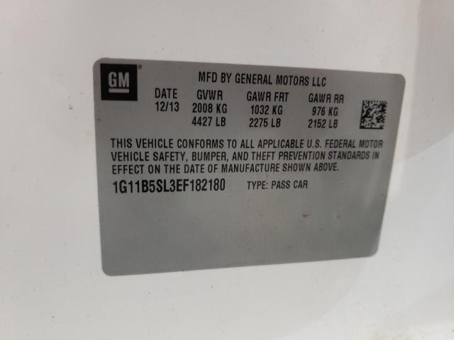 Photo 10 from auction – 2014 CHEVROLET MALIBU LS with VIN 1G11B5SL3EF182180
