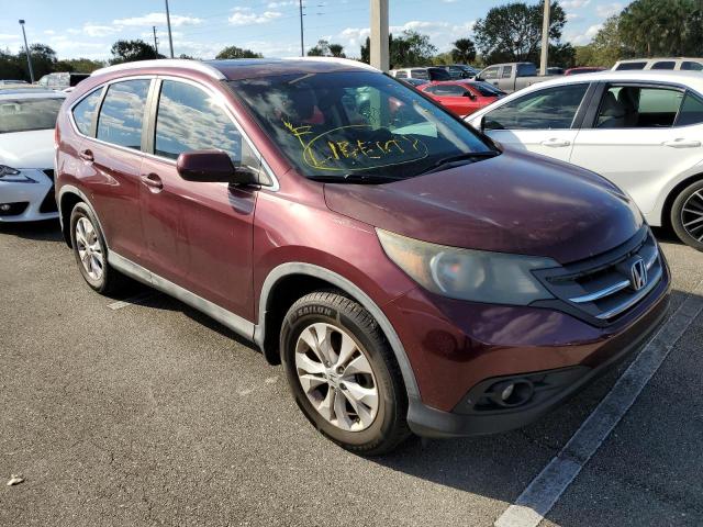 HONDA CR-V EXL 2012 with VIN 5J6RM3H77CL042838 - Photo from auction