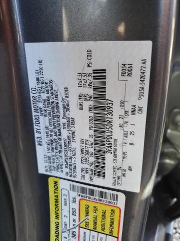 Photo 10 from auction – 2013 FORD FUSION SE with VIN 3FA6P0LU5DR130937