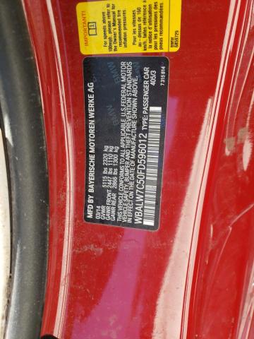 Photo 10 from auction – 2015 BMW 640 I with VIN WBALW7C50FD596012