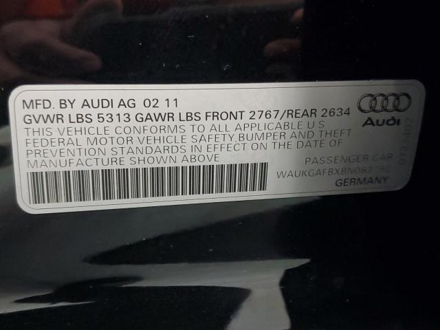 Photo 10 from auction – 2011 AUDI A6 PRESTIG with VIN WAUKGAFBXBN063192